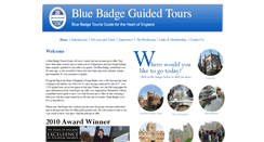 Desktop Screenshot of bluebadgetouristguide.co.uk